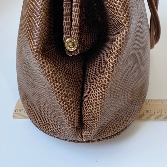 Vintage Luc Benoit 70s 80s Alligator Leather Bag. - Picture 11 of 13